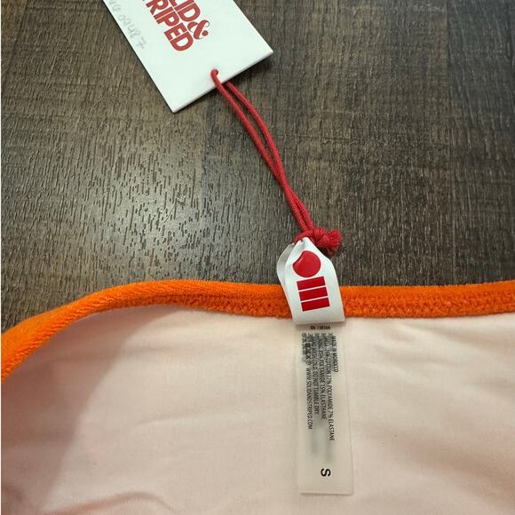 NWT Solid & Striped Terry Tati Bikini Bottom in Tangerine Size Small - Picture 3 of 8